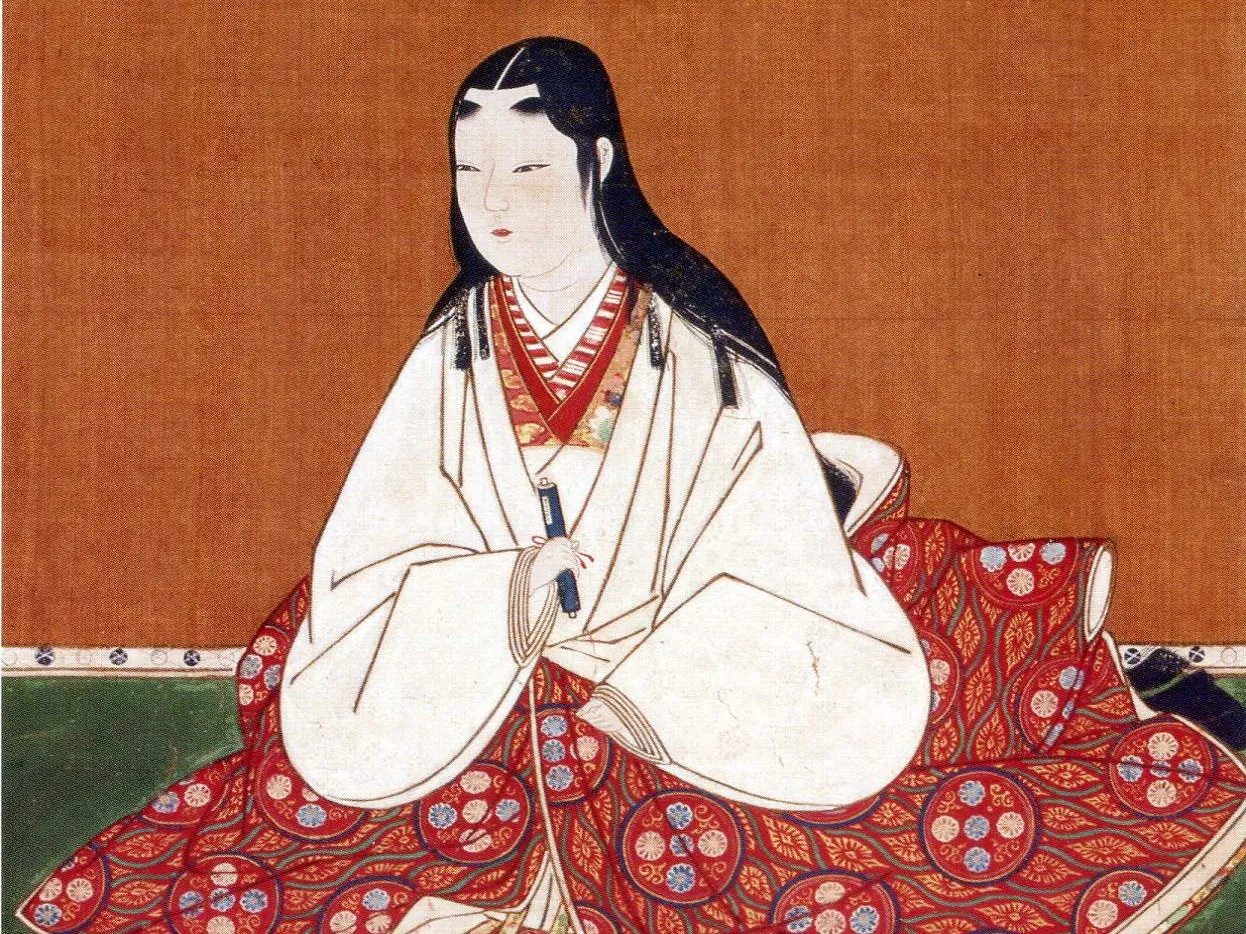 お市の方の肖像「浅井長政夫人像」（高野山持明院蔵）